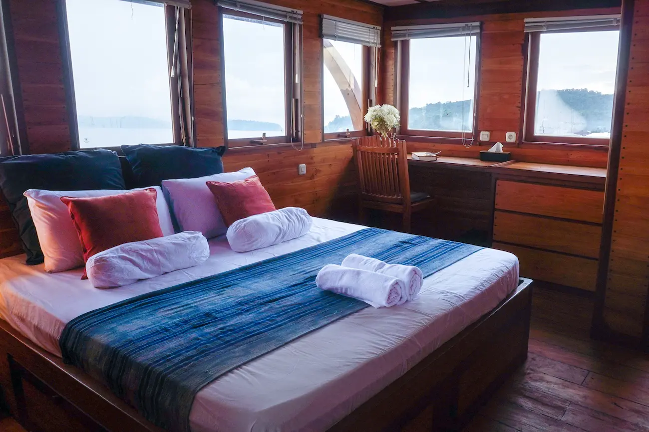 Metroxylon, a sea views room located in the main deck